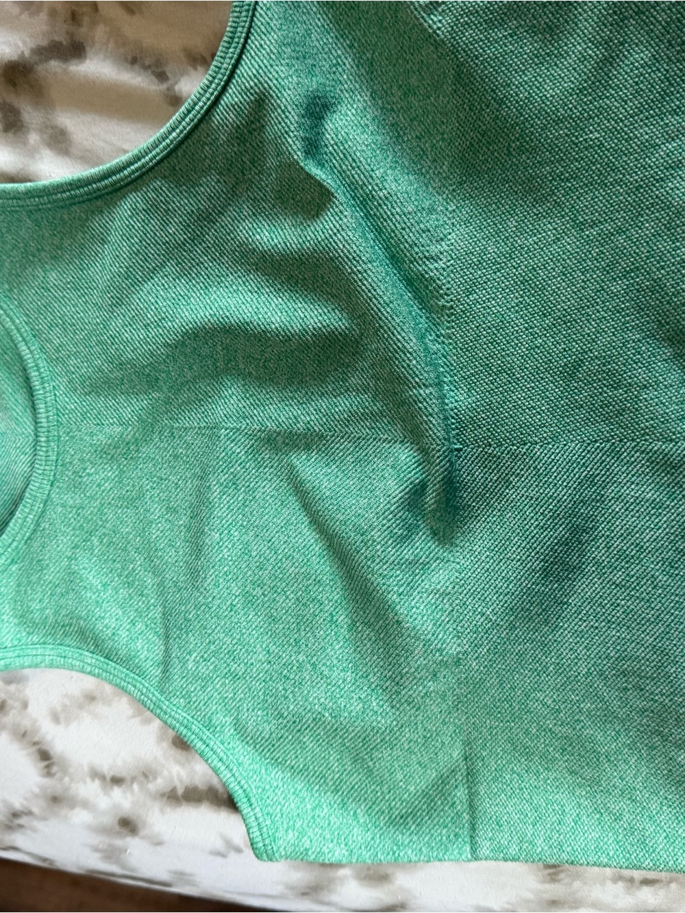 Girls' Sleeveless Scoop Tank Top - Mint Green
